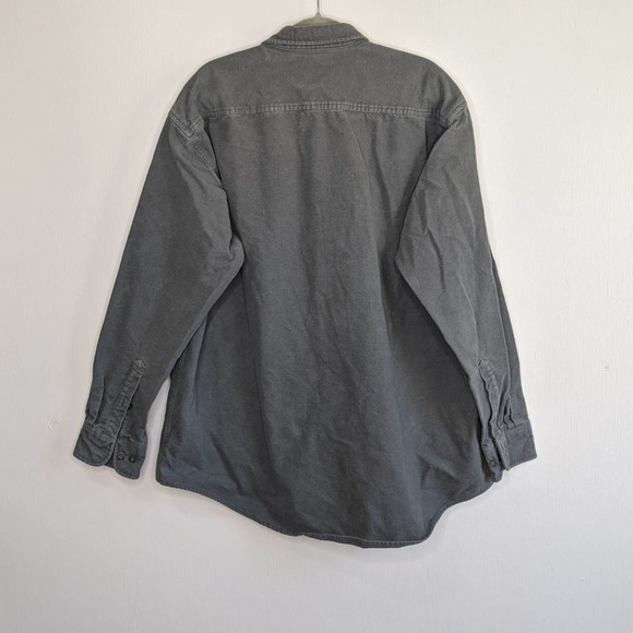 Cabela's Deerskin Chamois Heavy Flannel Button XL Tall Hunting Hunt Vintage - Picture 4 of 4